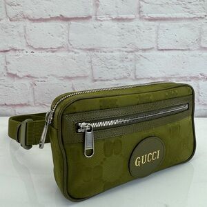 Gucci Green Off the Grid GG Belt Bag